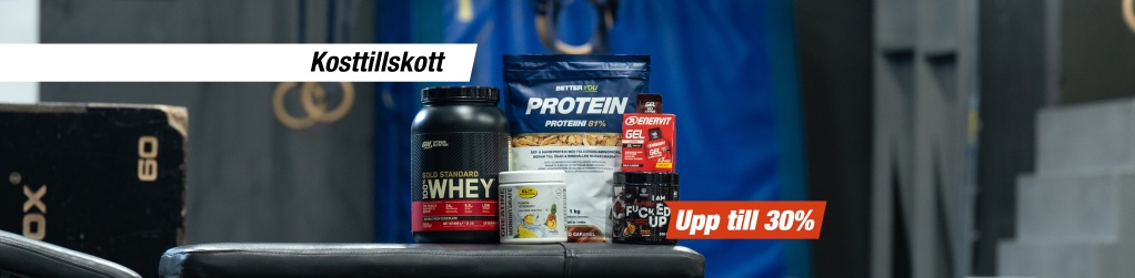 Upp till 30% p kosttillskott